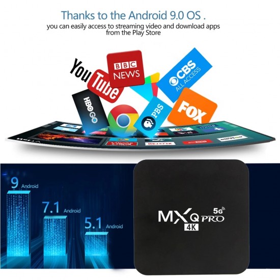 Mega Powerful TV Box - 16GB RAM/256GB ROM - MXQ PRO, ANDROID 11.1 TV Box