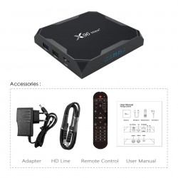Amlogic X96 MAX Plus 905X3 multimedia player, Smart TV Box, Android 9, 8K, 4GB Ram, 32GB μνήμη 2.4G/5G WIFI, USB 3.0