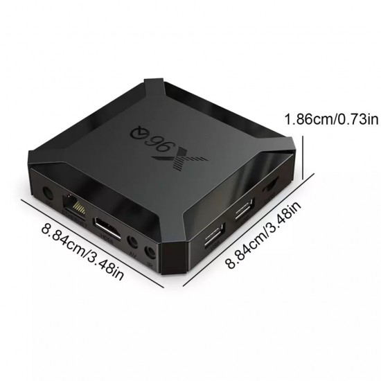 Media Player X96Q, Allwinner H313, Quad Core, Android 10, 4K, UltraHD, 4GB, 32GB, 2.4GHz, HDR, WIFI