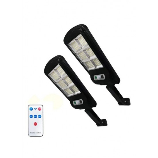 3 τεμάχια ηλιακών λαμπτήρων 1200W LED IP67 + βάσεις