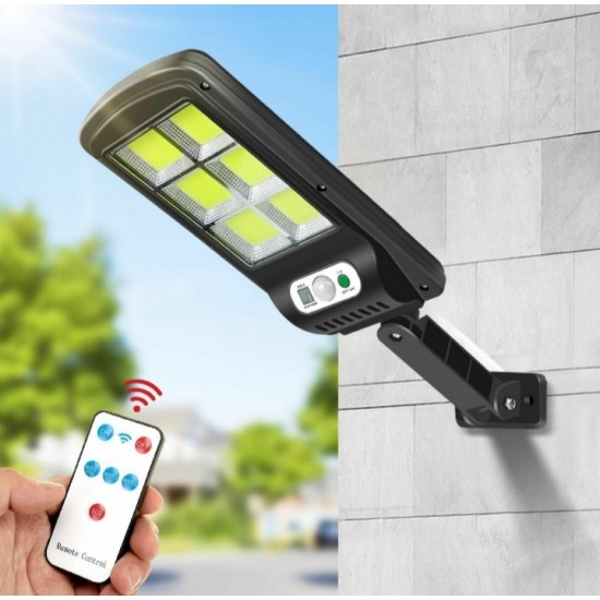 3 τεμάχια ηλιακών λαμπτήρων 1200W LED IP67 + βάσεις