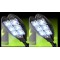 2 τεμάχια ηλιακή 2400W LED IP65 + υποστυλώματα
