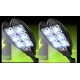 2 τεμάχια ηλιακή 2400W LED IP65 + υποστυλώματα