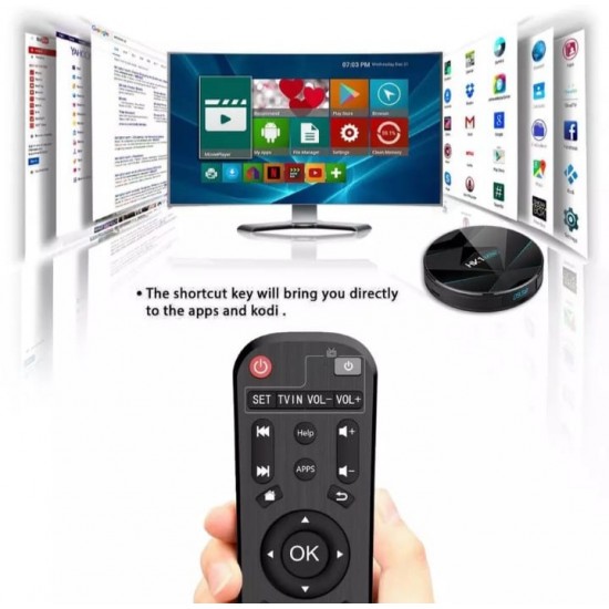 HK1 MAX Smart TV Box - 2GB RAM/16GB ROM, Android Ultra 8K TV Box, Bluetooth 4.0 5G