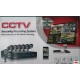Σετ 4 καμερών παρακολούθησης βίντεο HD+DVR εσωτερικού/εξωτερικού χώρου