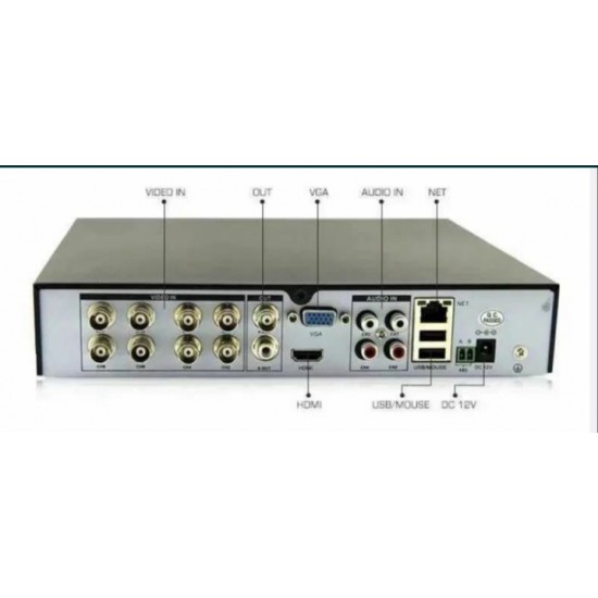 Σετ 4 καμερών παρακολούθησης βίντεο HD+DVR εσωτερικού/εξωτερικού χώρου
